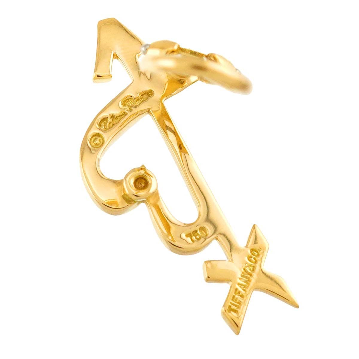 TIFFANY Co. TIFFANY Co. Loving Heart Earrings Clip on 18K Yellow Gold 750 90313727