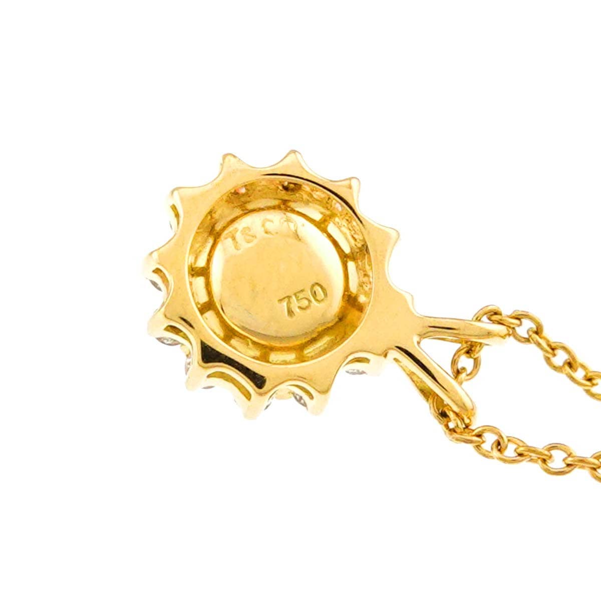 TIFFANY Co. TIFFANY Co. Akoya pearl 5.5mm Diamond Necklace 18K YG 750 90310879