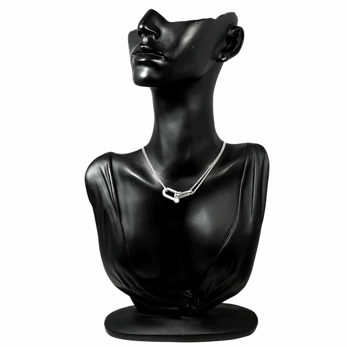 TIFFANY Co. TIFFANY Co. Hardware Diamond 0.74ct Necklace 18K White Gold 750 90292721