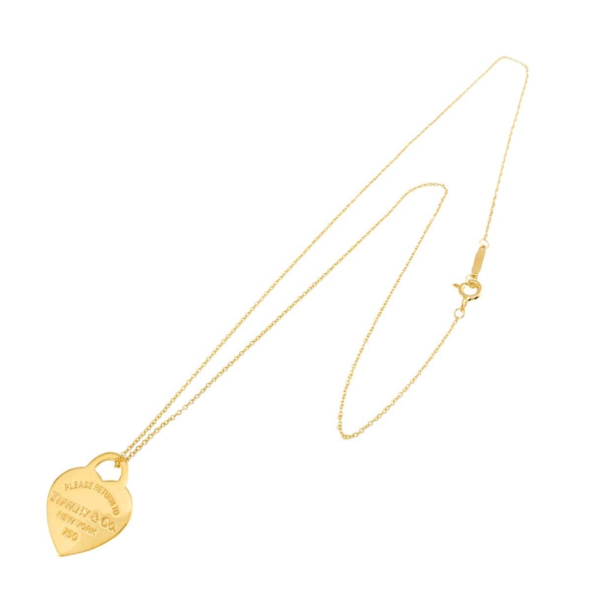 TIFFANY Co. TIFFANY Co. Return to Heart Necklace 18K Yellow Gold 750 90313705