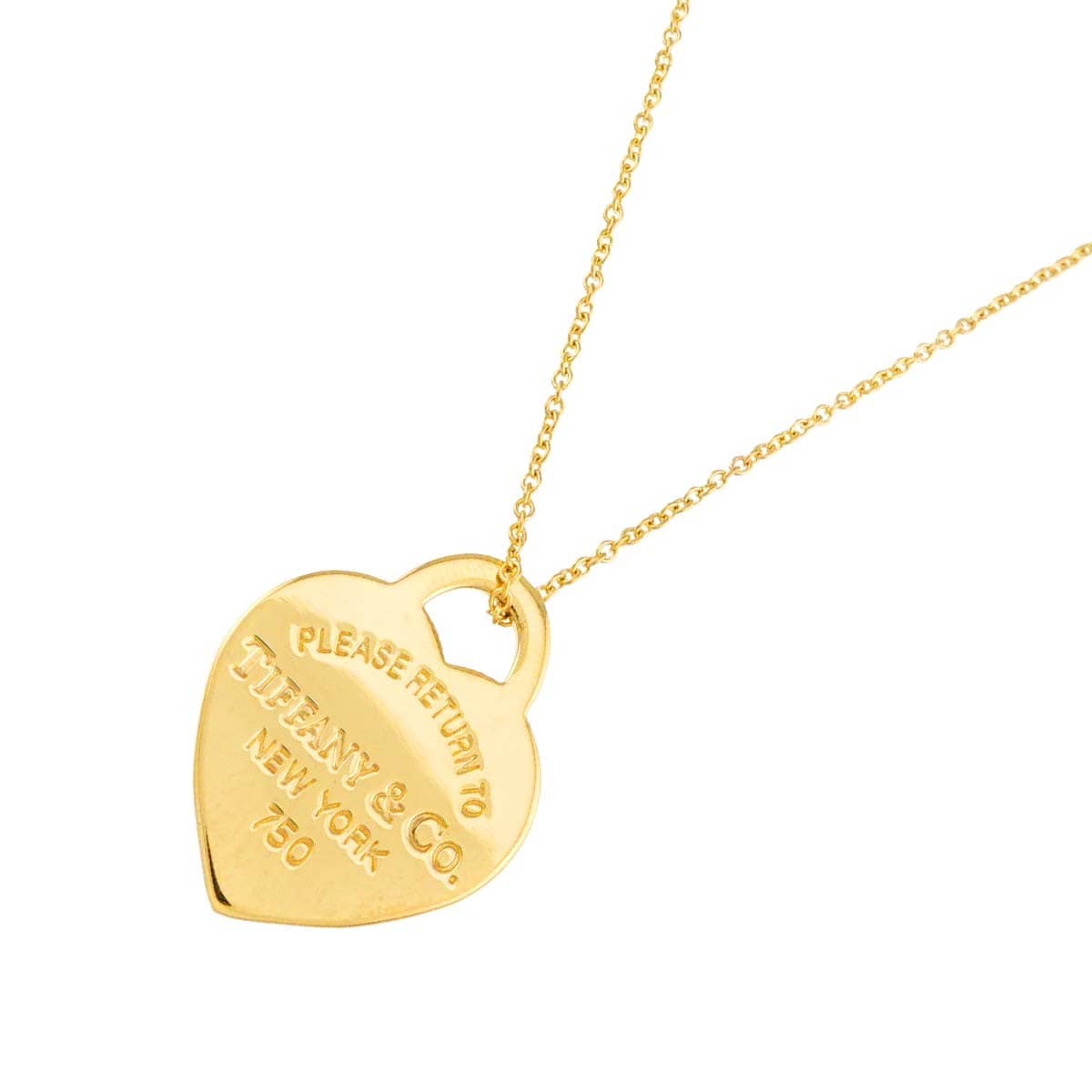 TIFFANY Co. TIFFANY Co. Return to Heart Necklace 18K Yellow Gold 750 90313705