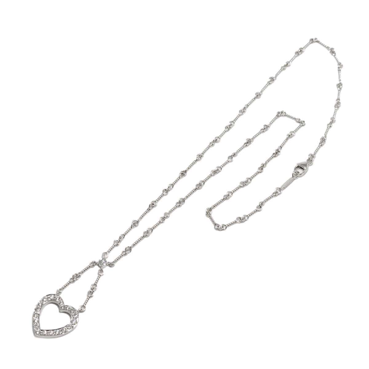 TIFFANY Co. TIFFANY Co. Sentimental Heart Diamond Necklace Platinum 90302579