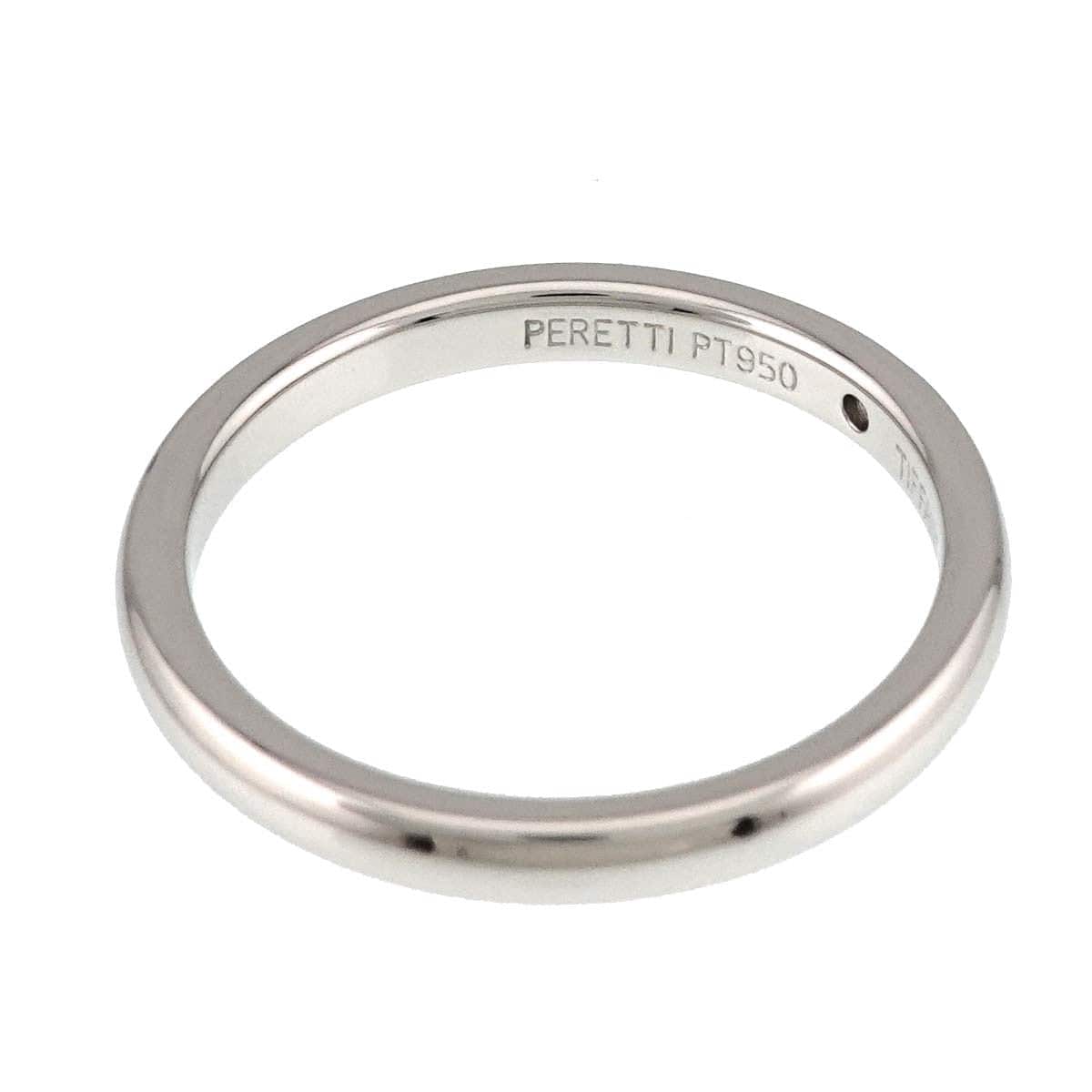 TIFFANY Co. TIFFANY Co. Stacking Band Ring Diamond 1P Platinum Size7.5-7.75(US) 90314670
