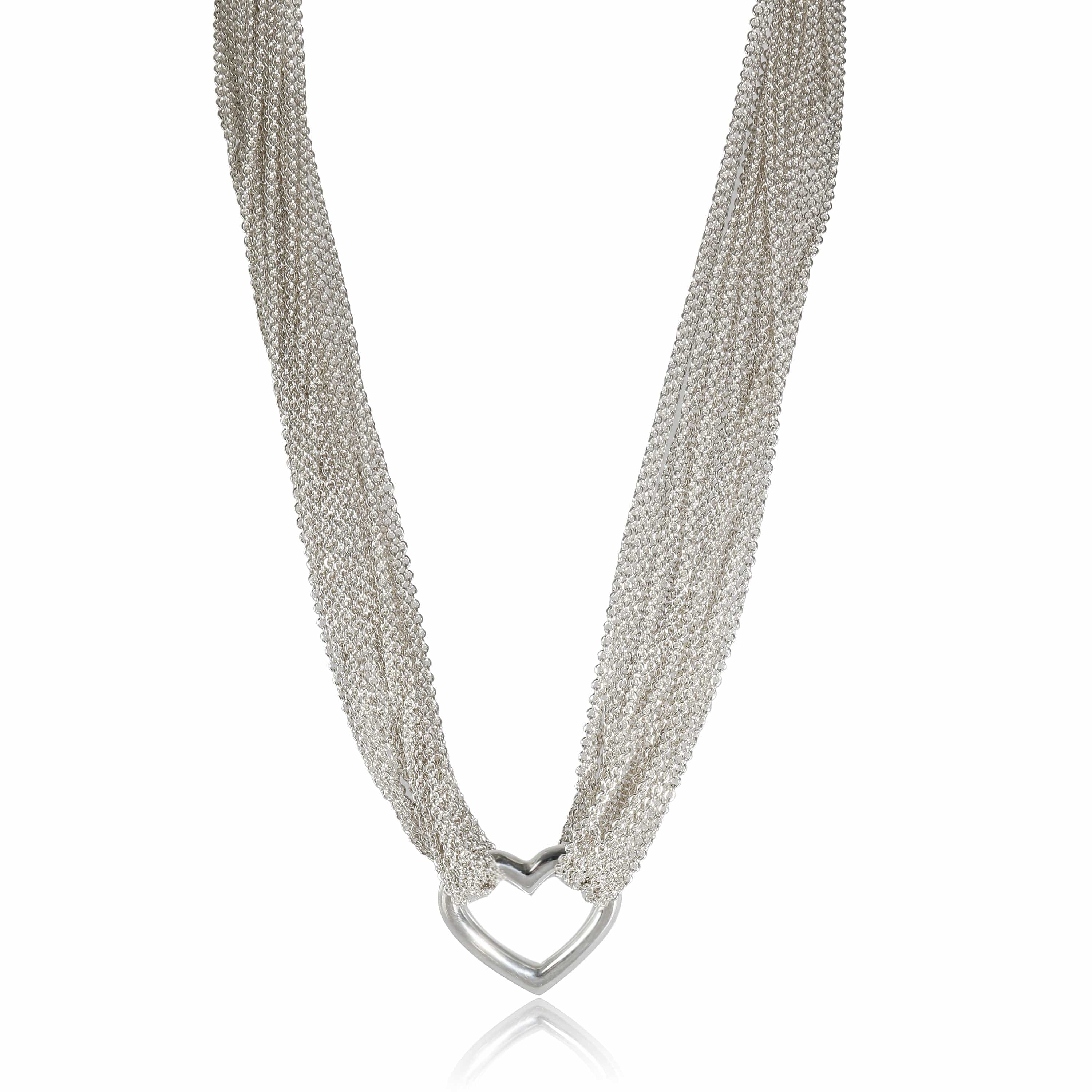 Tiffany & Co. Tiffany & Co. Heart Multi-Strand Necklace in  Sterling Silver