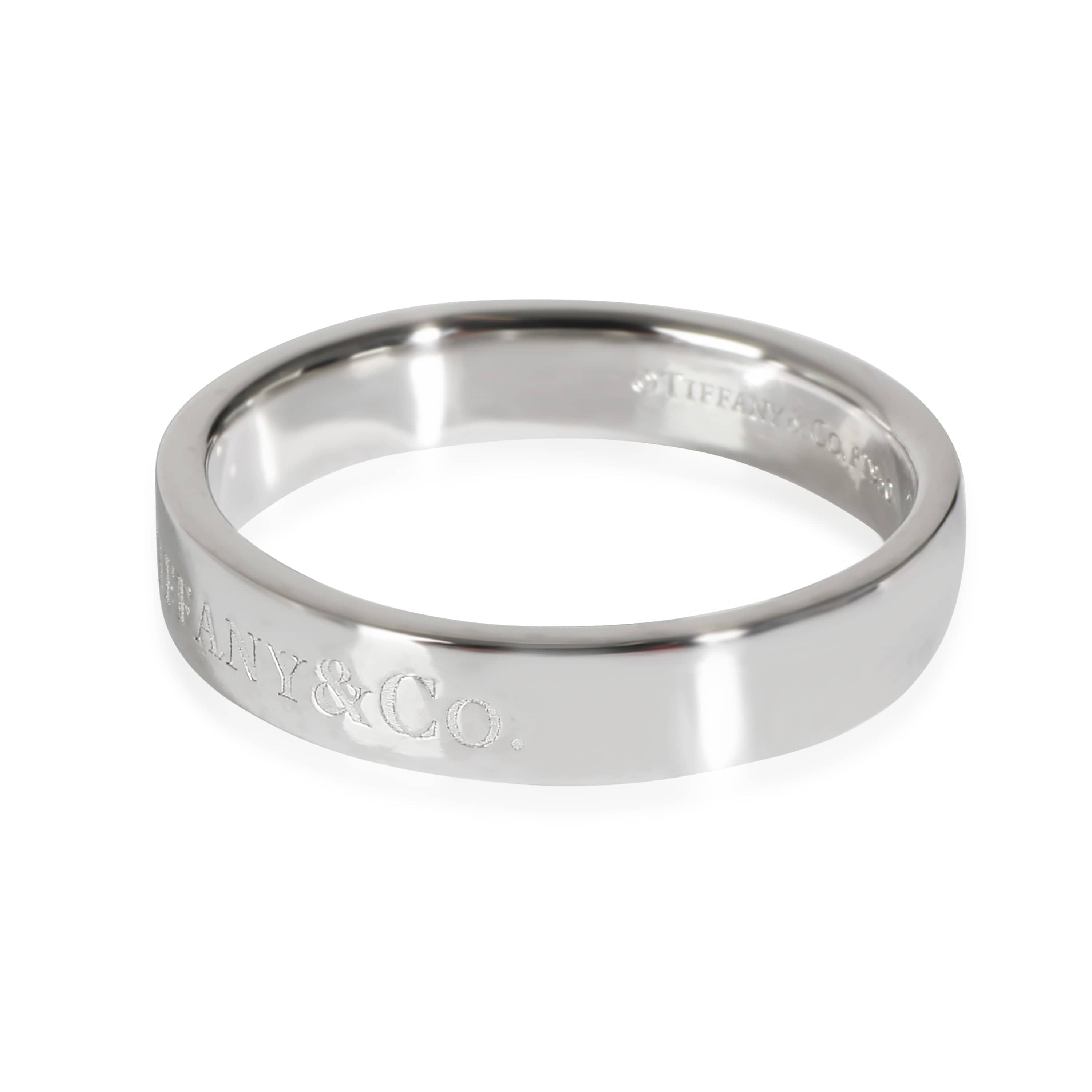 Tiffany & Co. Band Ring in Platinum, 4mm