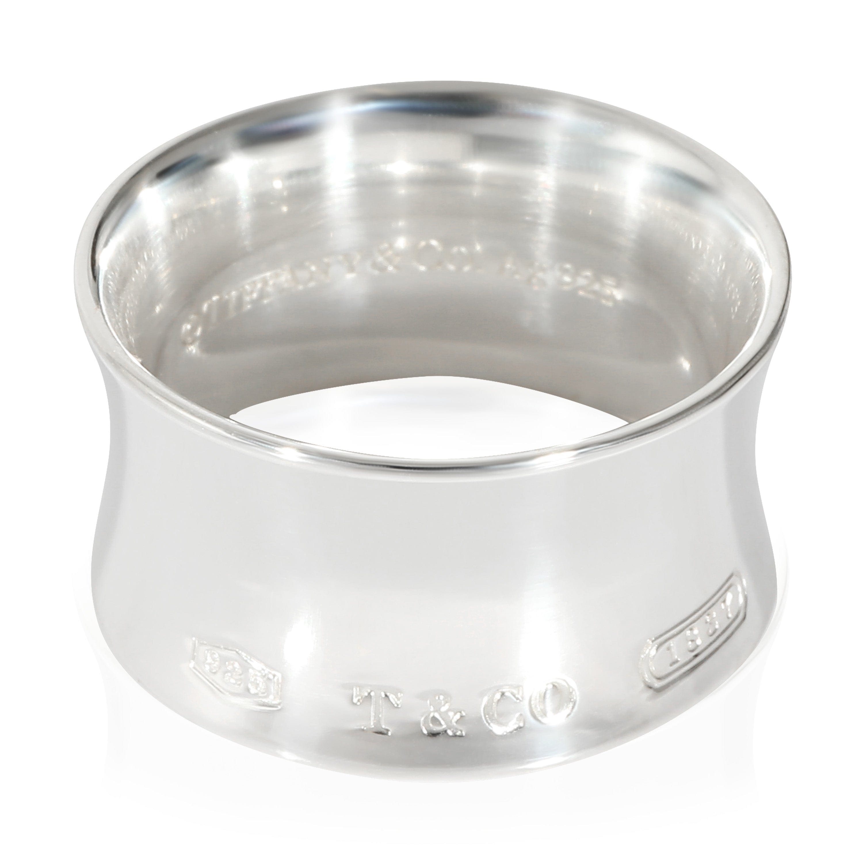 Tiffany & Co. 1837 Wide Ring in Sterling Silver – LuxuryPromise