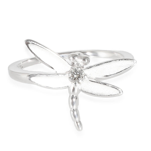 Tiffany & Co. Tiffany & Co. Dragonfly Ring in 18k White Gold 0.08 CTW