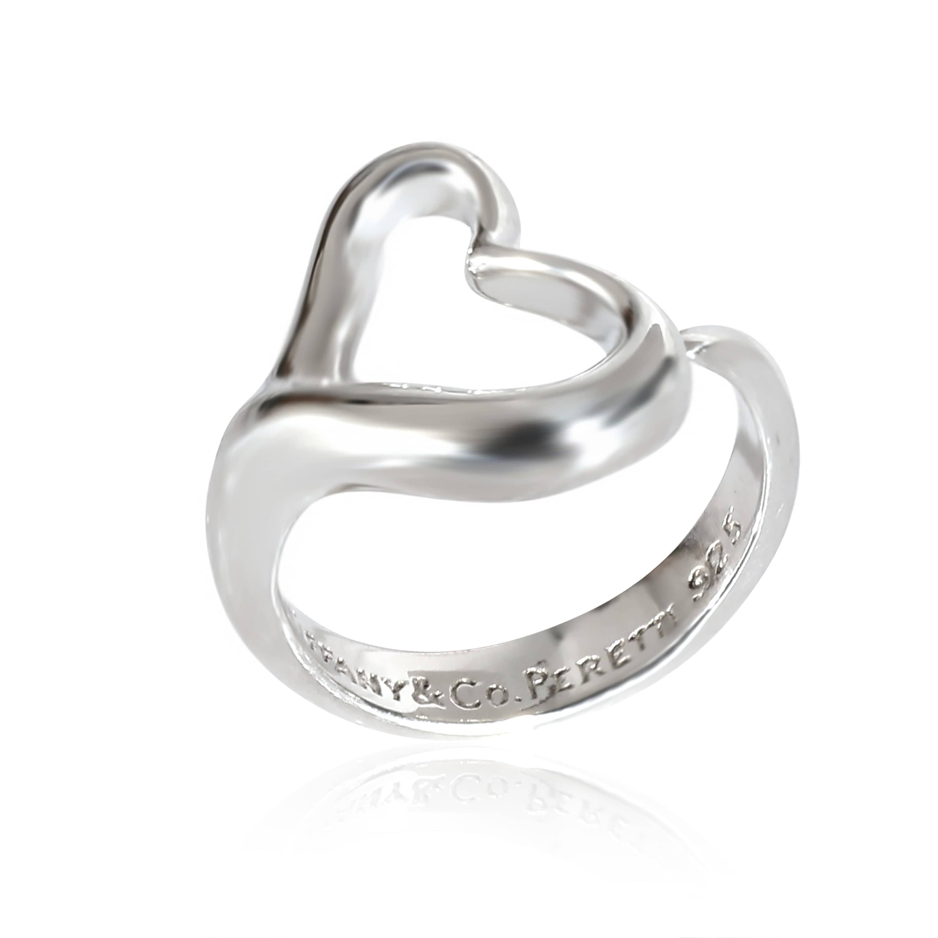 Tiffany & Co. Tiffany & Co. Elsa Peretti Open Heart Ring in Sterling Silver