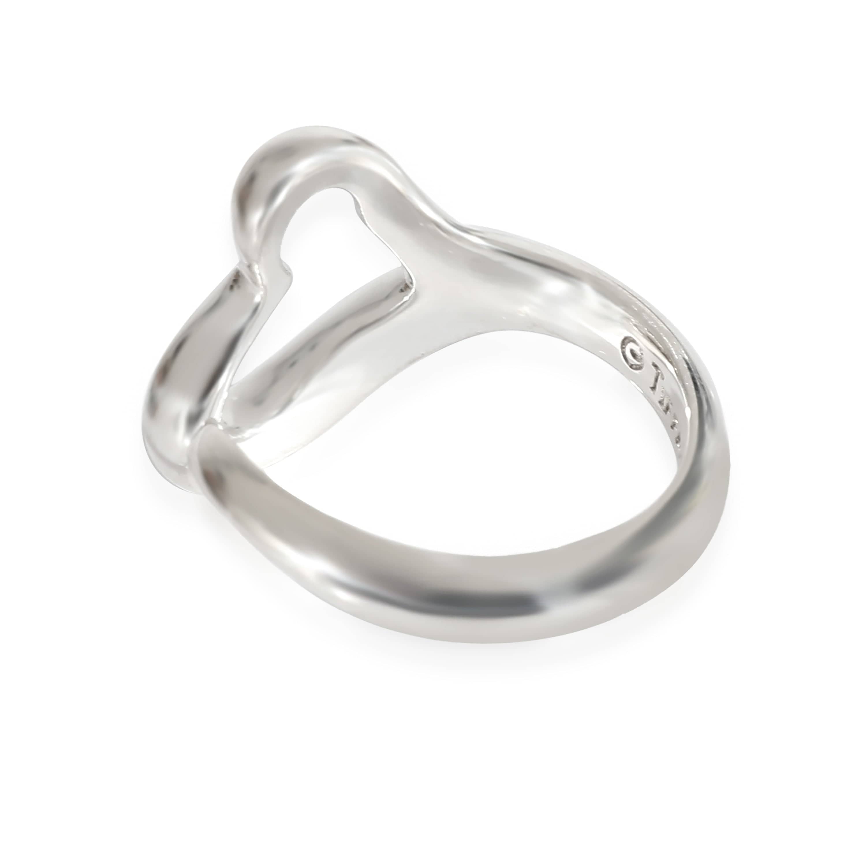 Tiffany & Co. Tiffany & Co. Elsa Peretti Open Heart Ring in Sterling Silver