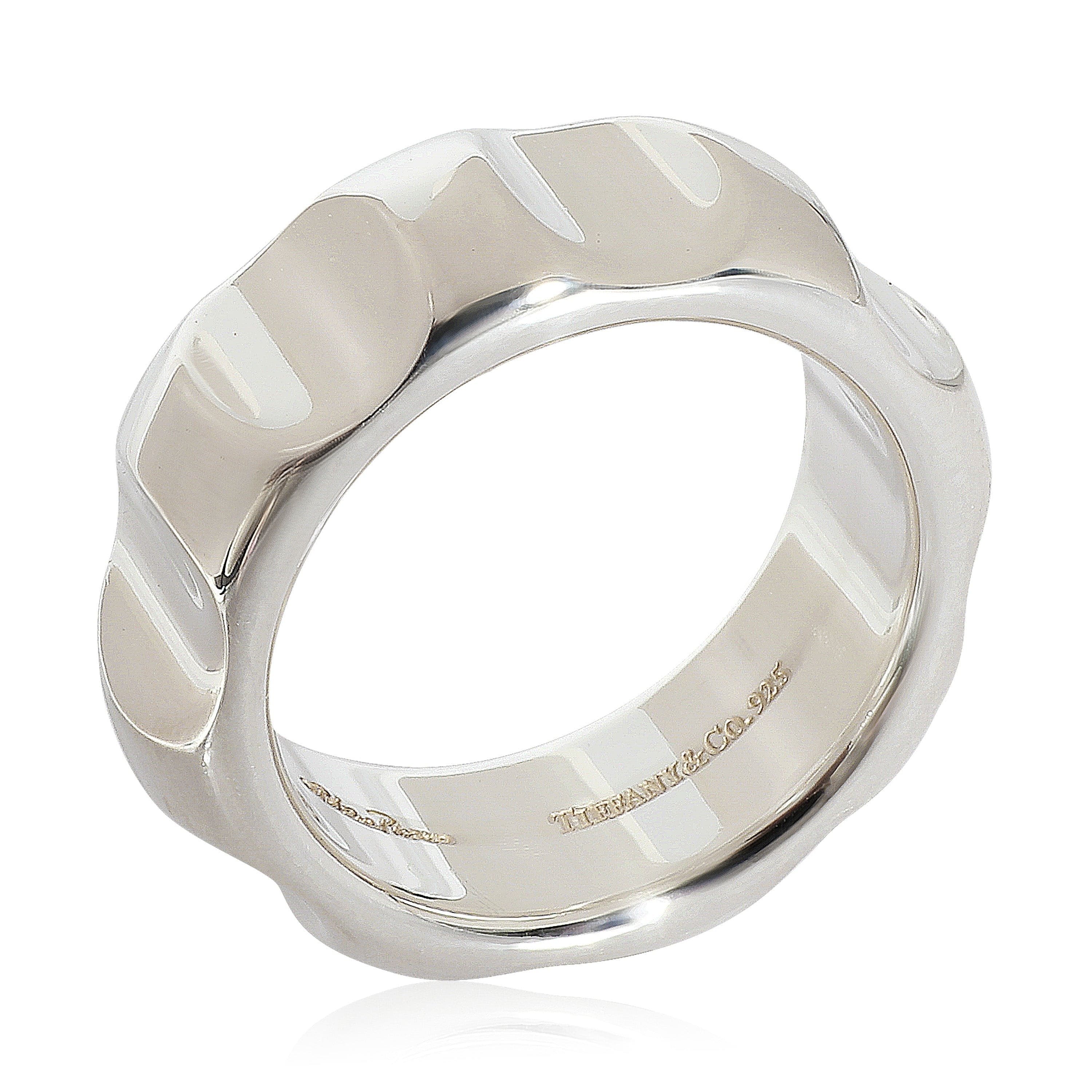 Tiffany & Co. Paloma's Groove Wide Ring in Sterling Silver