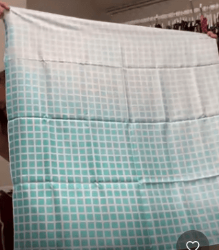 Tiffany&Co Tiffany&Co Grid Print Scarf Mint/ White