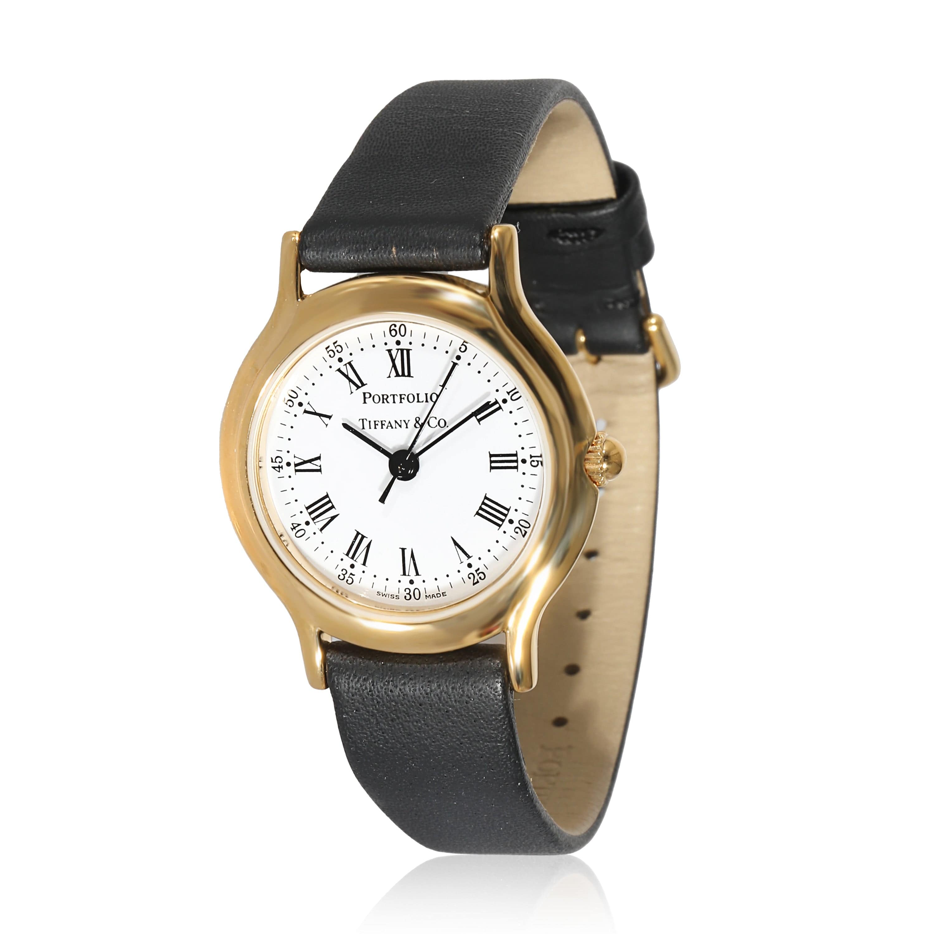 Tiffany & Co. Tiffany & Co. Portfolio Women's Gold Plate/Stainless Steel Watch