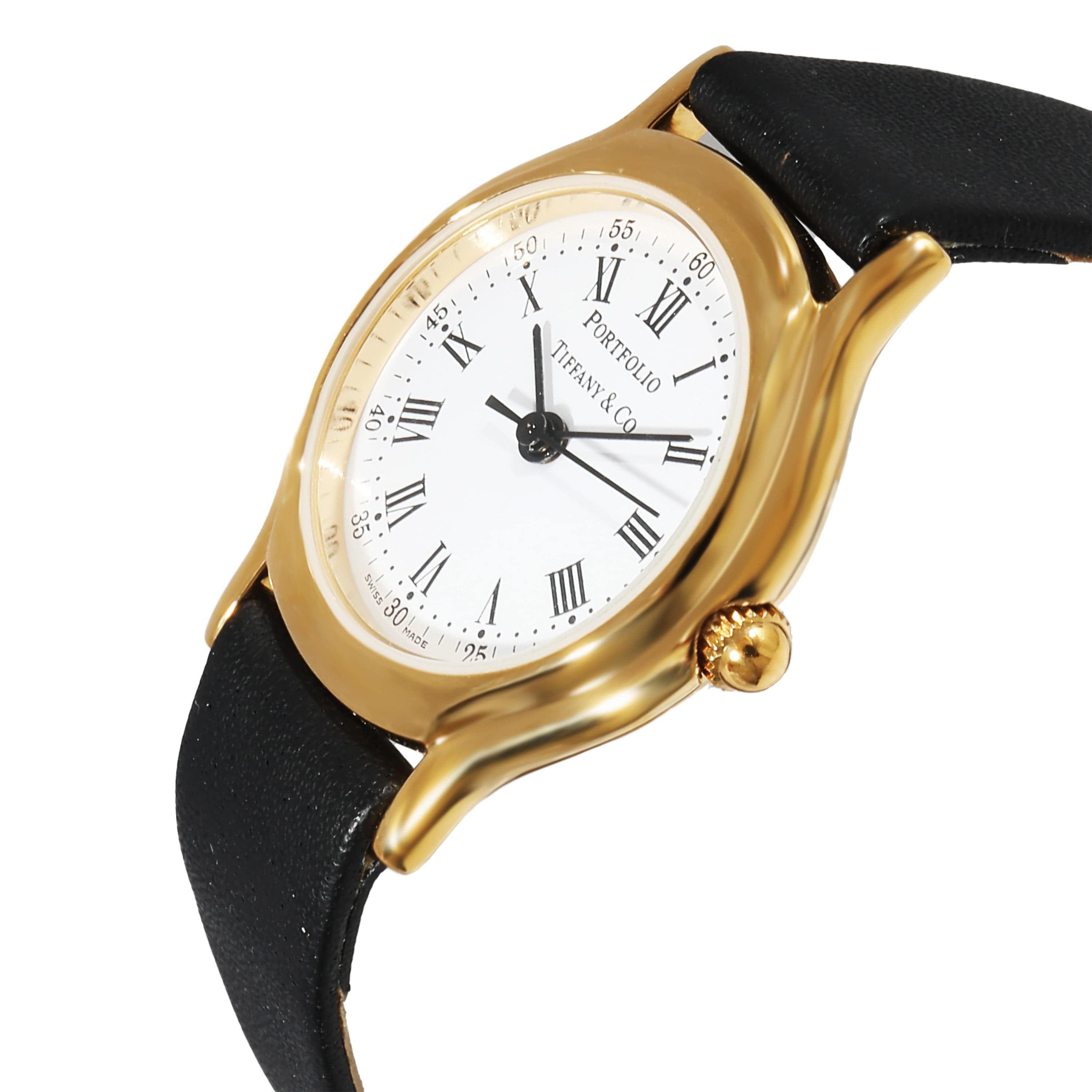 Tiffany & Co. Tiffany & Co. Portfolio Women's Gold Plate/Stainless Steel Watch