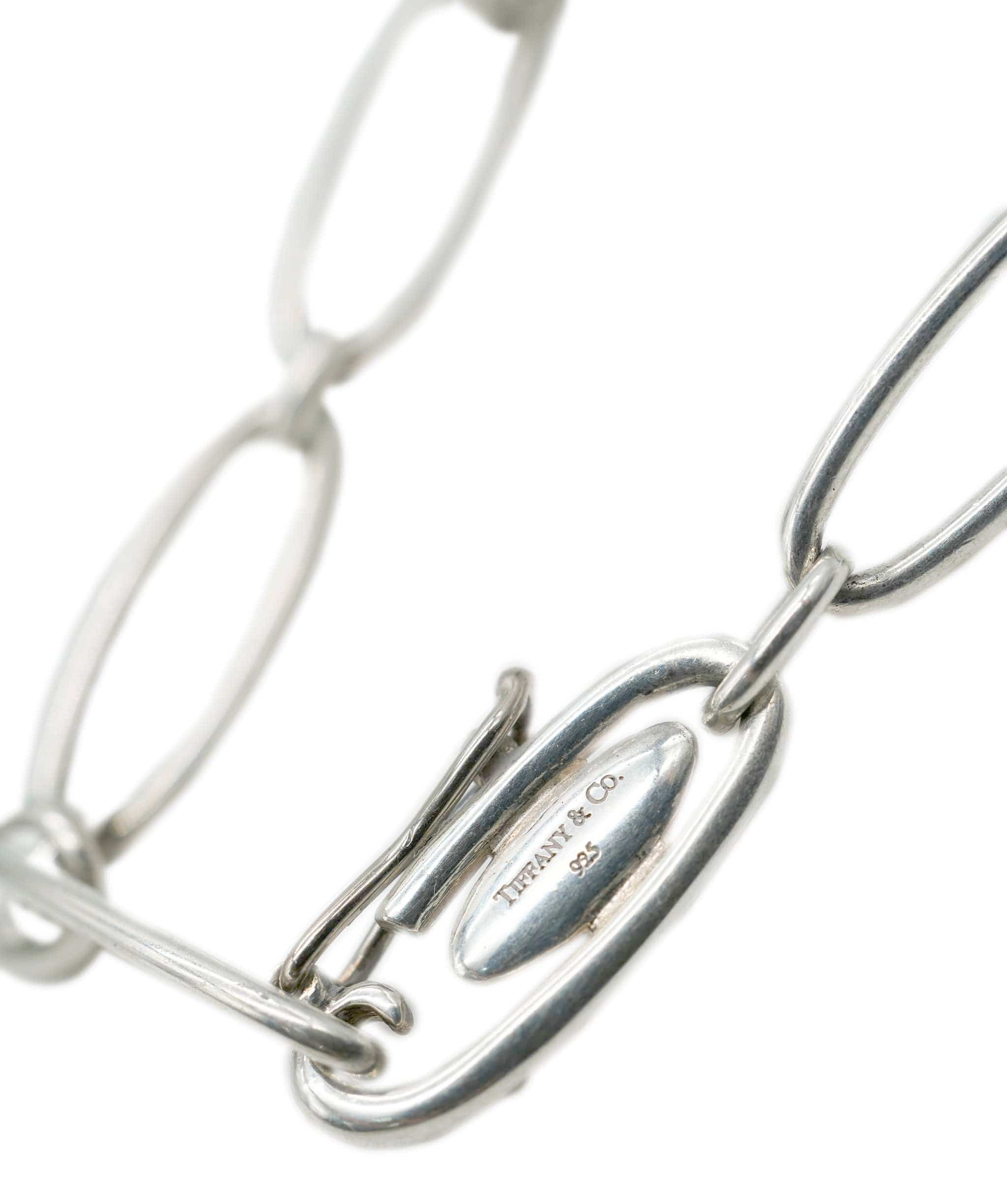 Tiffany Tiffany & Co. Elsa Peretti Sterling Silver Starfish Charm Link Bracelet ABC0015