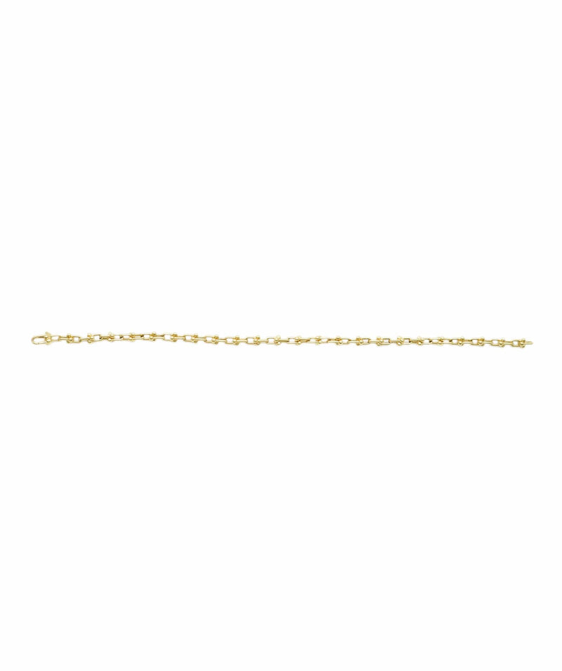 Tiffany Tiffany & Co. Hardware Micro Link gold bracelet AHC1652