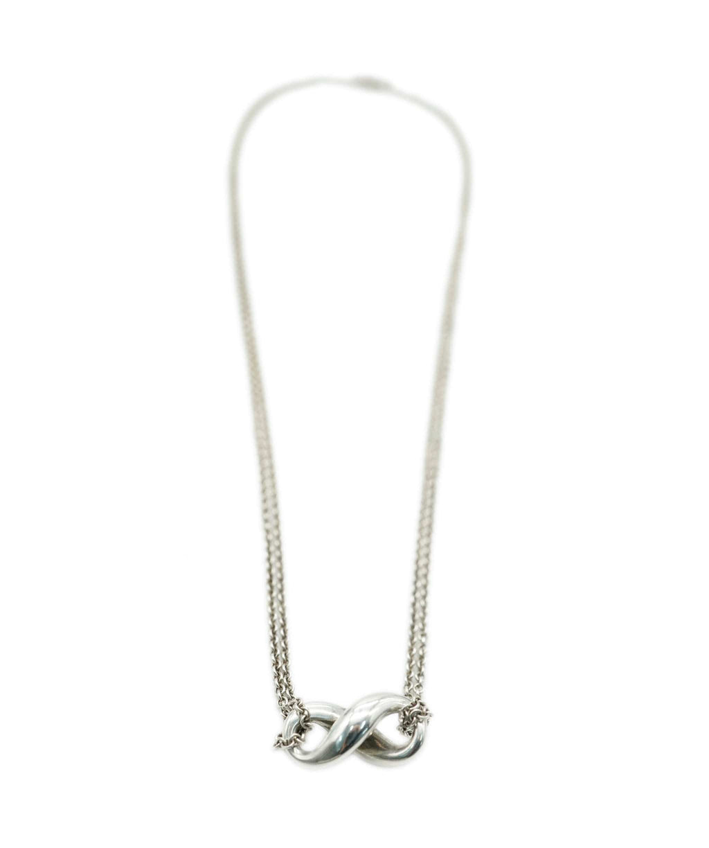 Tiffany & Co. | Jewelry | Tiffany Co Infinity Necklace In Sterling Silver |  Poshmark