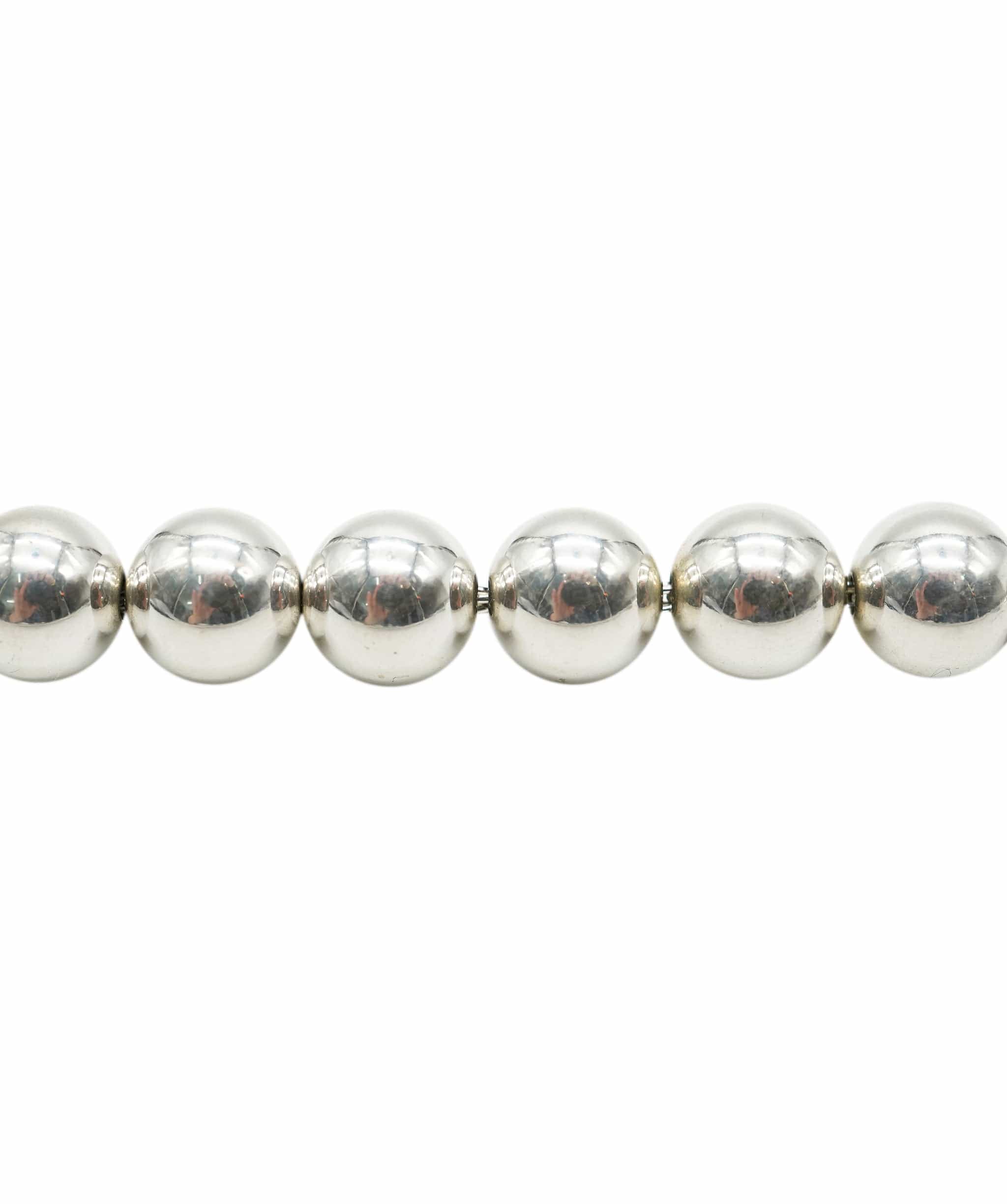 Tiffany Tiffany & Co. Sterling Silver HardWear Ball Bracelet ABC0381
