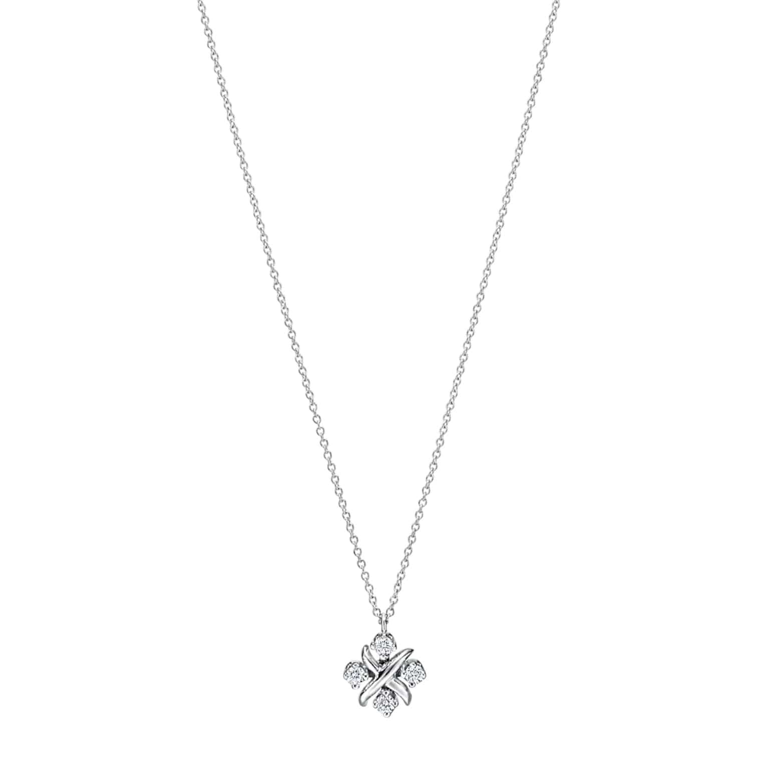 Tiffany Tiffany Sixteen Stone by Tiffany Pendant in Platinum with Diamonds