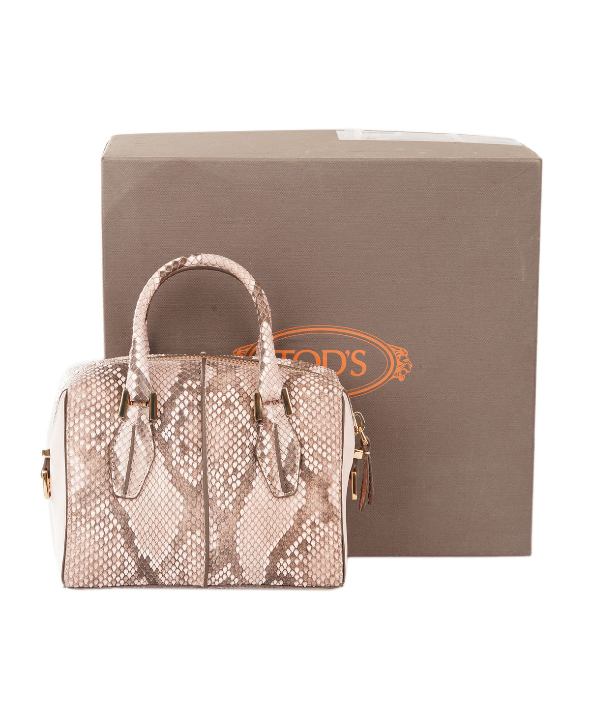 Todds Todds D-styling Mini Baulettto Python Bag ALC4348