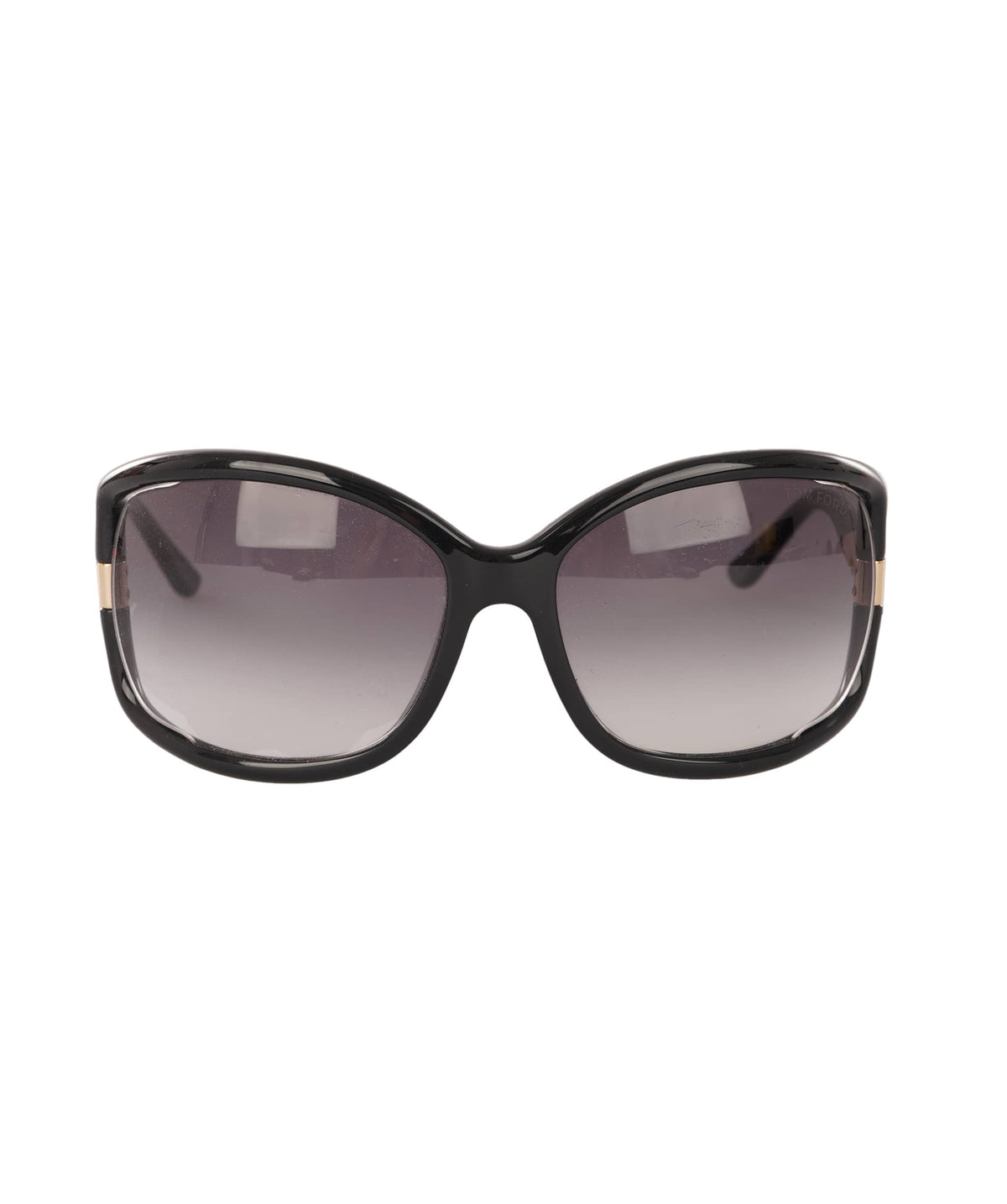 Tom Ford Tom Ford Black Anais Sunglasses with Gold Accents ALC4343