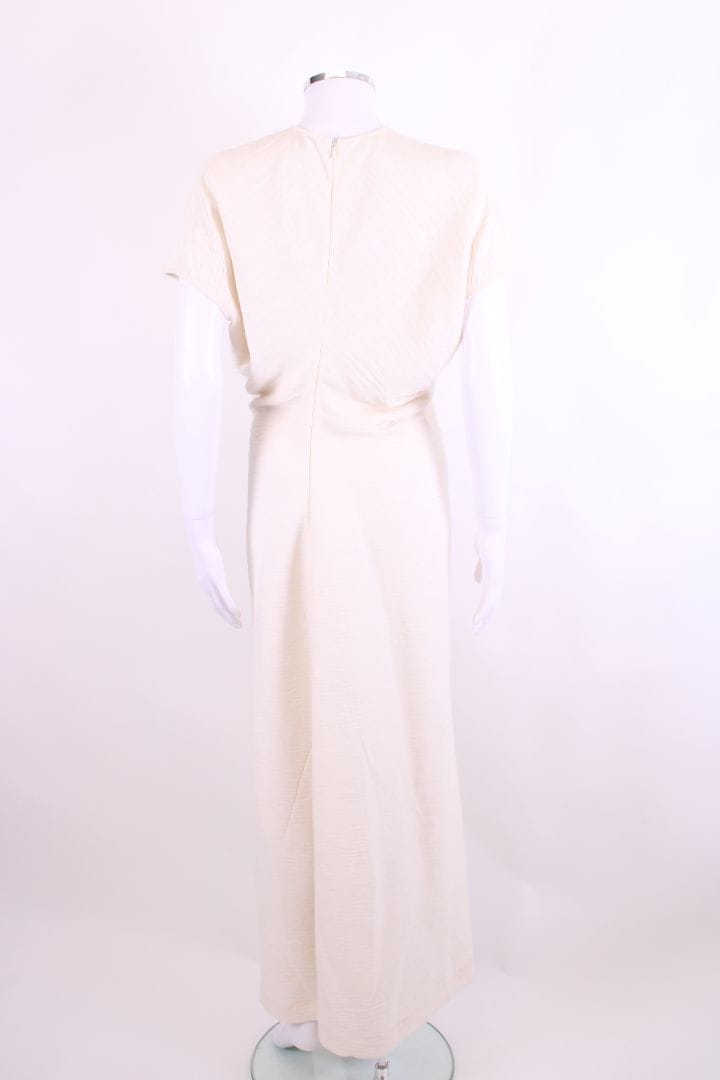 Toteme Toteme S/S Slouch Waist Crinkle Dress Cream 10