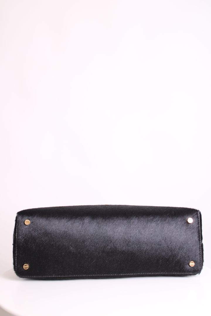 Toteme Toteme T Lock Pony Hair Bag Black