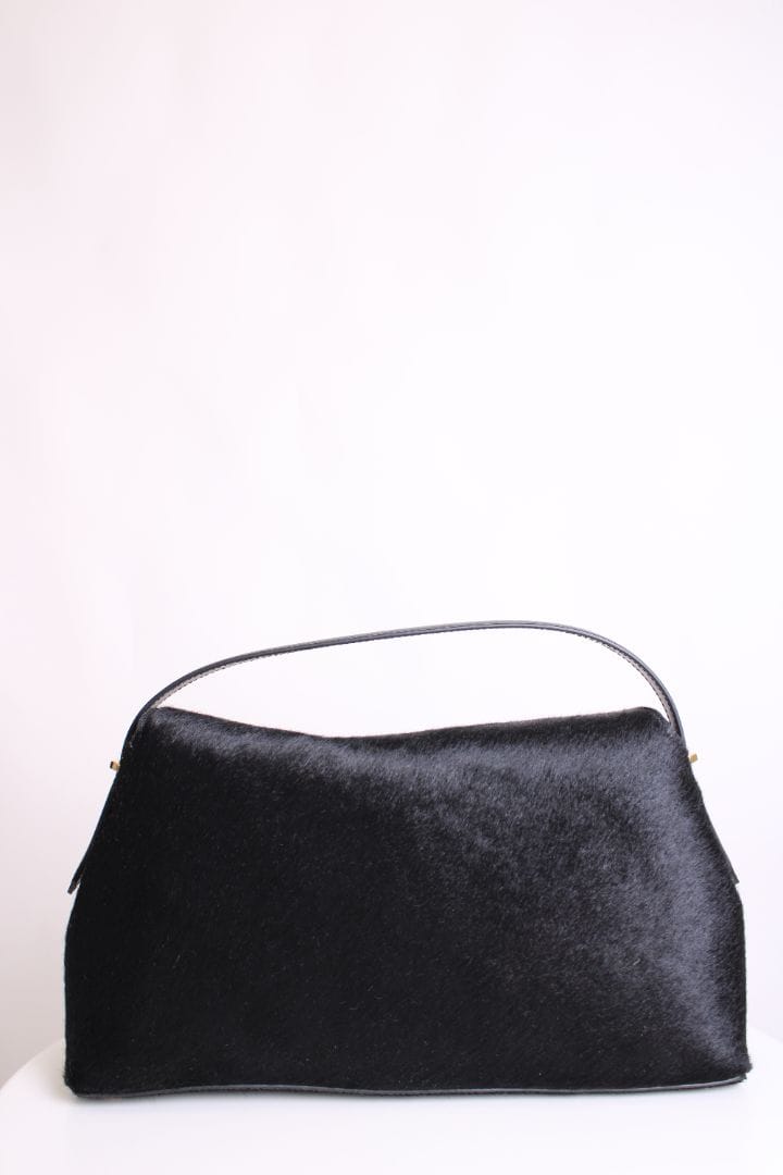 Toteme Toteme T Lock Pony Hair Bag Black