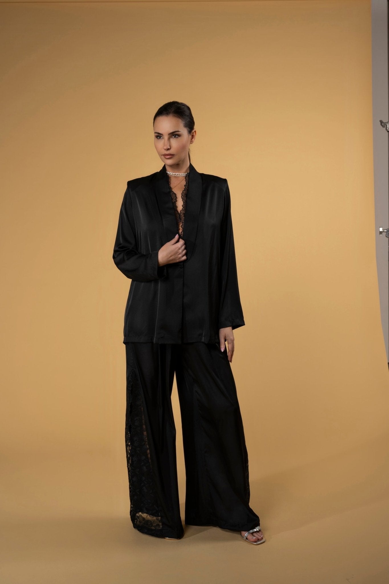 Trouser Jane Lace|سروال Jane Lace - Maison Clad