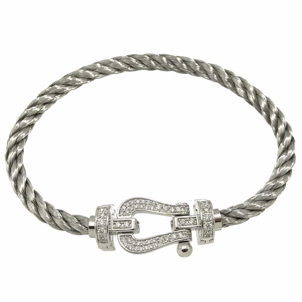 Unbranded Diamond 0.58 Bracelet 18K K18 WG White Gold 750 90292641
