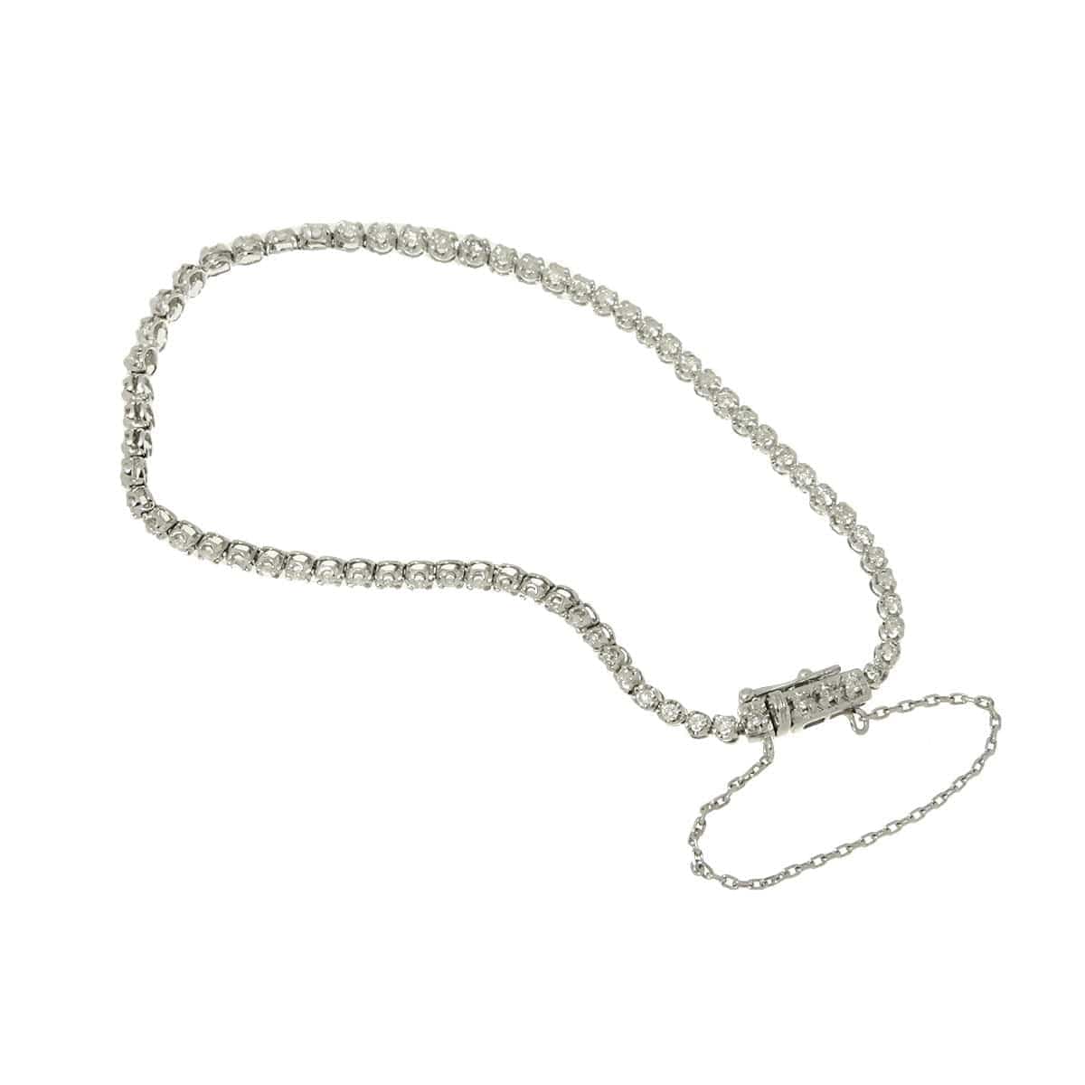 Unbranded Diamond 1.00ct Bracelet 18K K18 WG White Gold 750 90295039