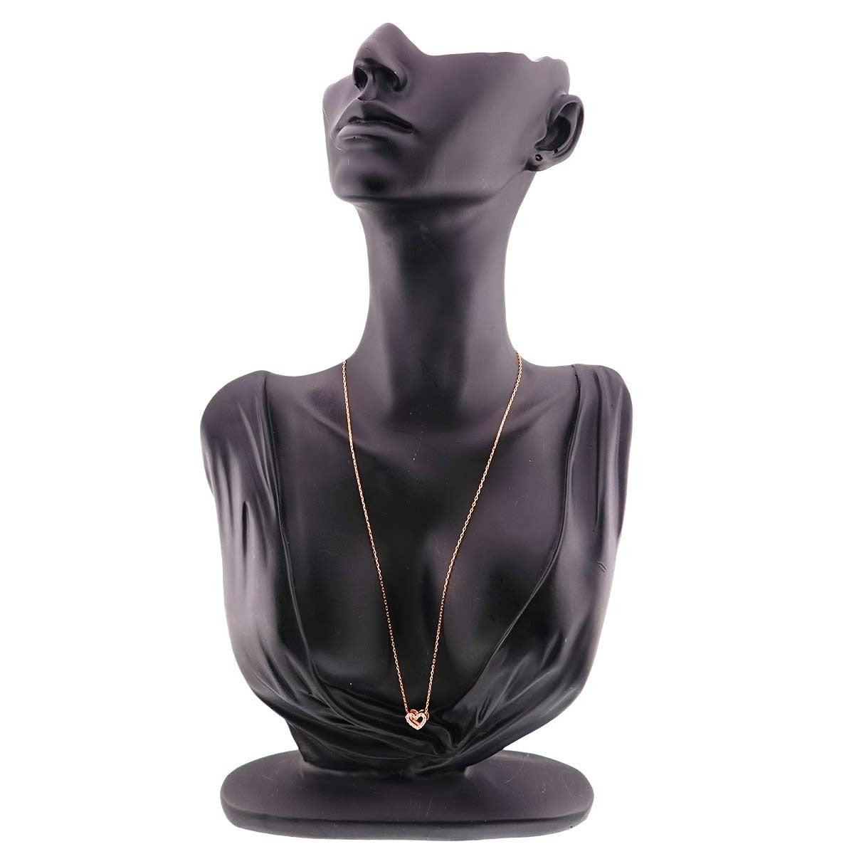 Unbranded Diamond 0.15ct Necklace 18K Pink Gold 750 90293450