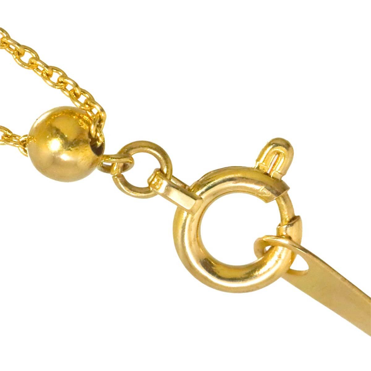 Unbranded Diamond 0.21ct/0.20ct Necklace 18K YG Yellow Gold 750 90305607