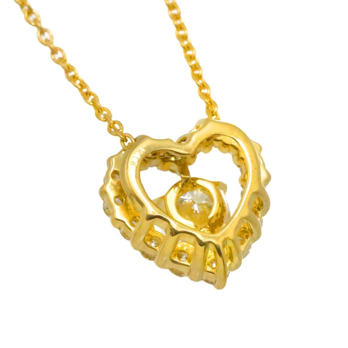 Unbranded Diamond 0.21ct/0.20ct Necklace 18K YG Yellow Gold 750 90305607