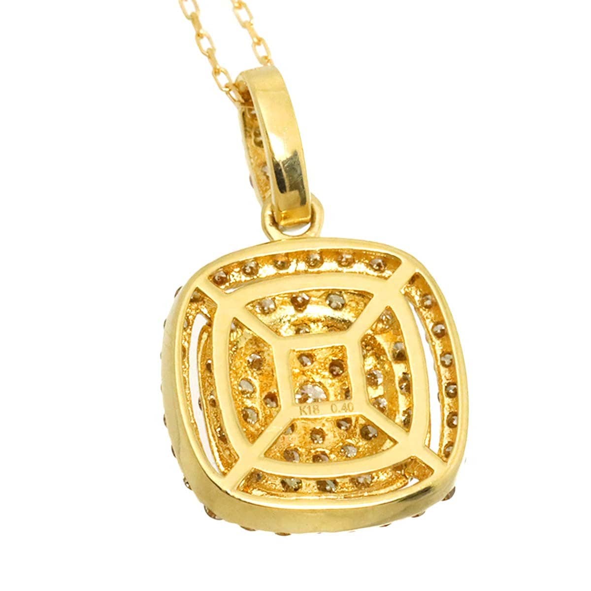 Unbranded Diamond 0.40ct Necklace 18K YG Yellow Gold 750 90312901