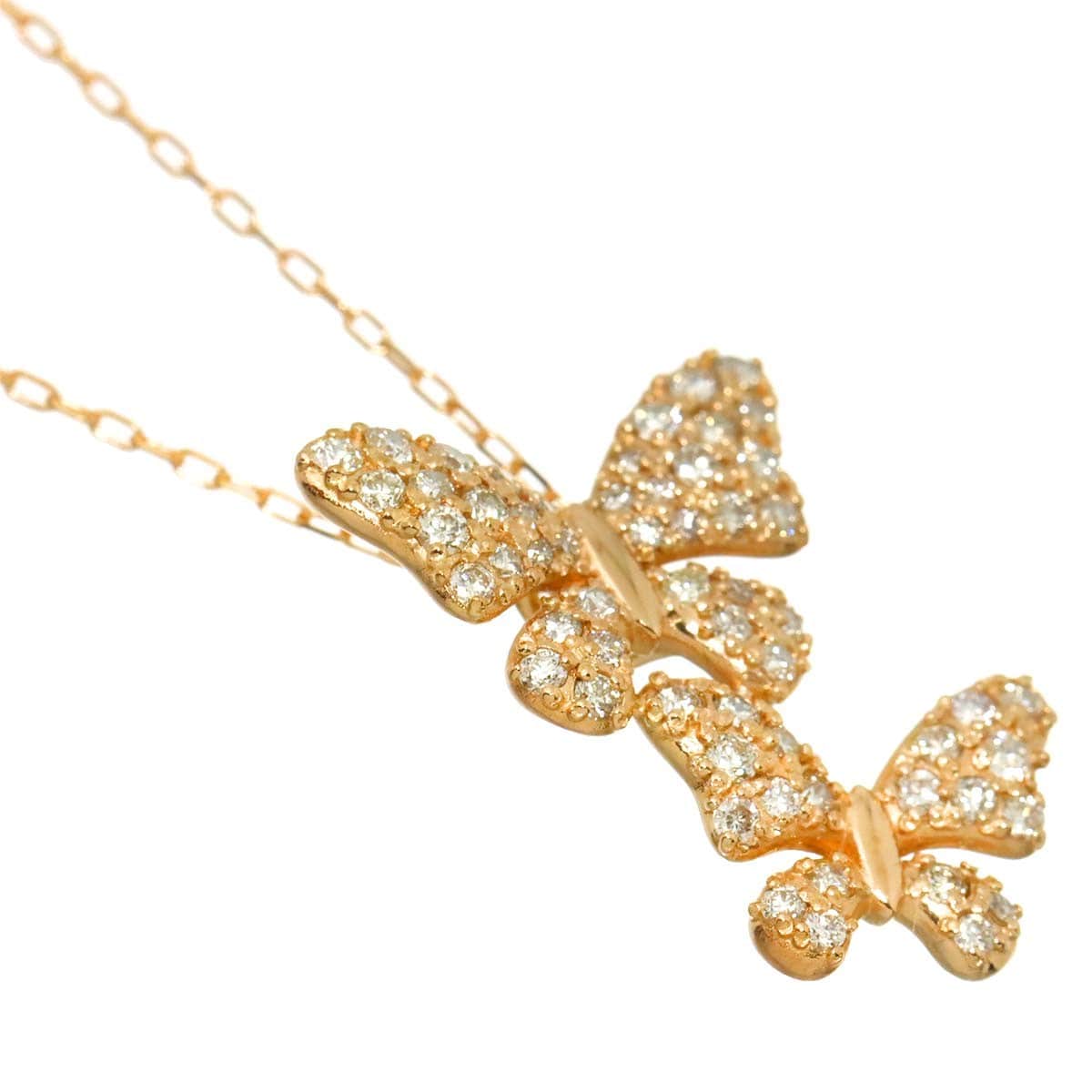 Unbranded Diamond 0.46ct Necklace 18K K18 PG Pink Gold 90309504