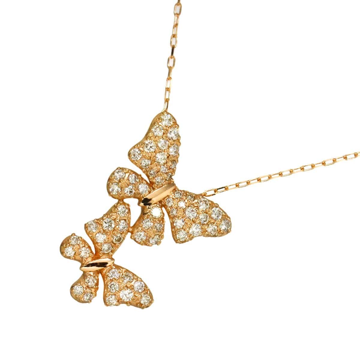 Unbranded Diamond 0.46ct Necklace 18K K18 PG Pink Gold 90309504