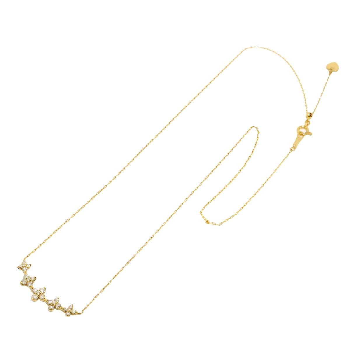 Unbranded Diamond 0.50ct Necklace 18K YG Yellow Gold 750 90312531