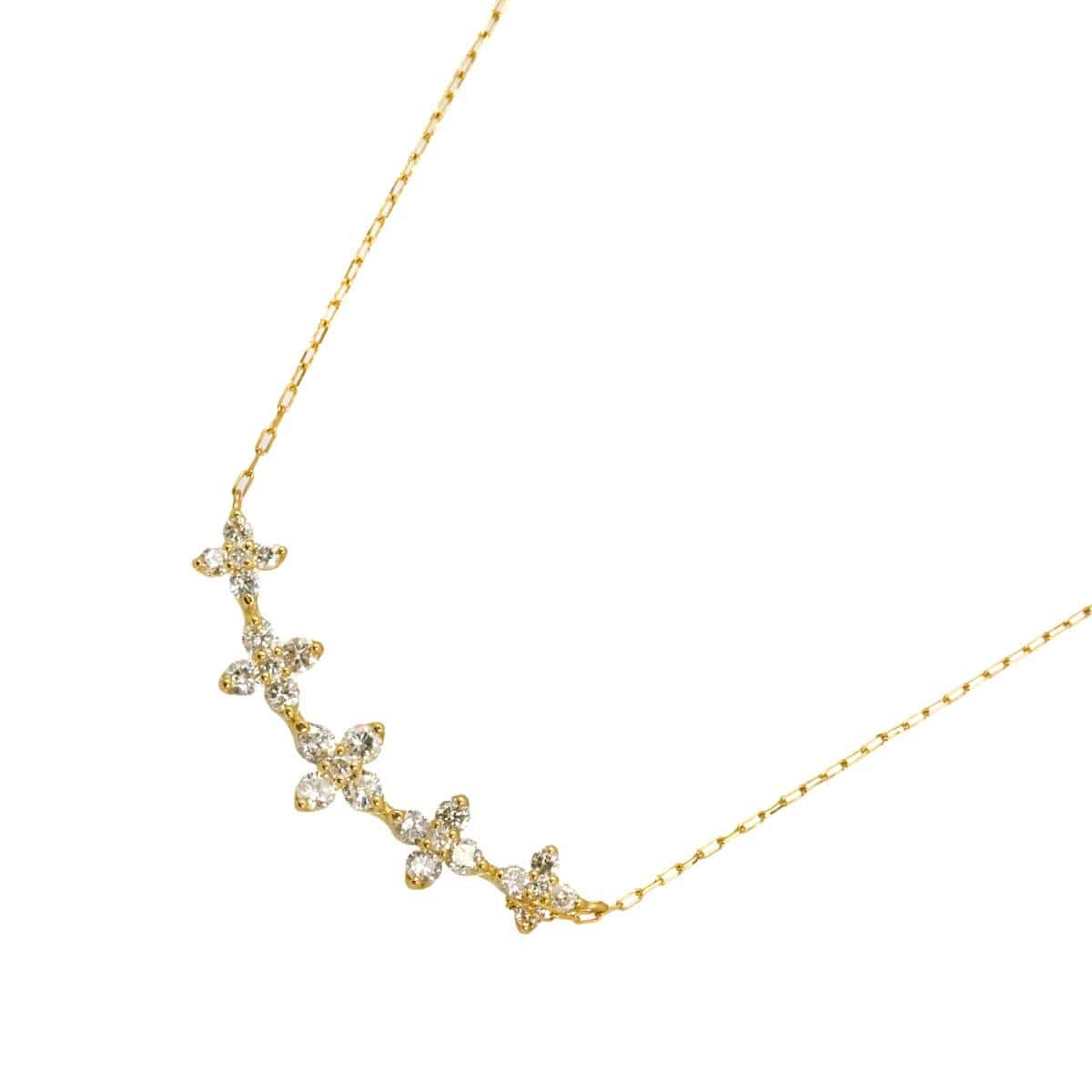 Unbranded Diamond 0.50ct Necklace 18K YG Yellow Gold 750 90312531