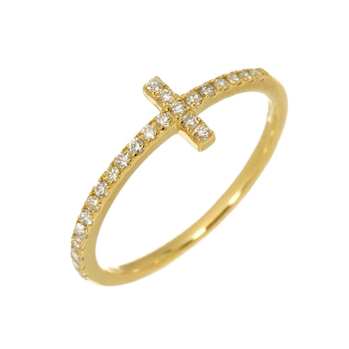 Unbranded Diamond 0.18ct Ring 18K YG Yellow Gold 750 6.25-6.5(US) 90307001