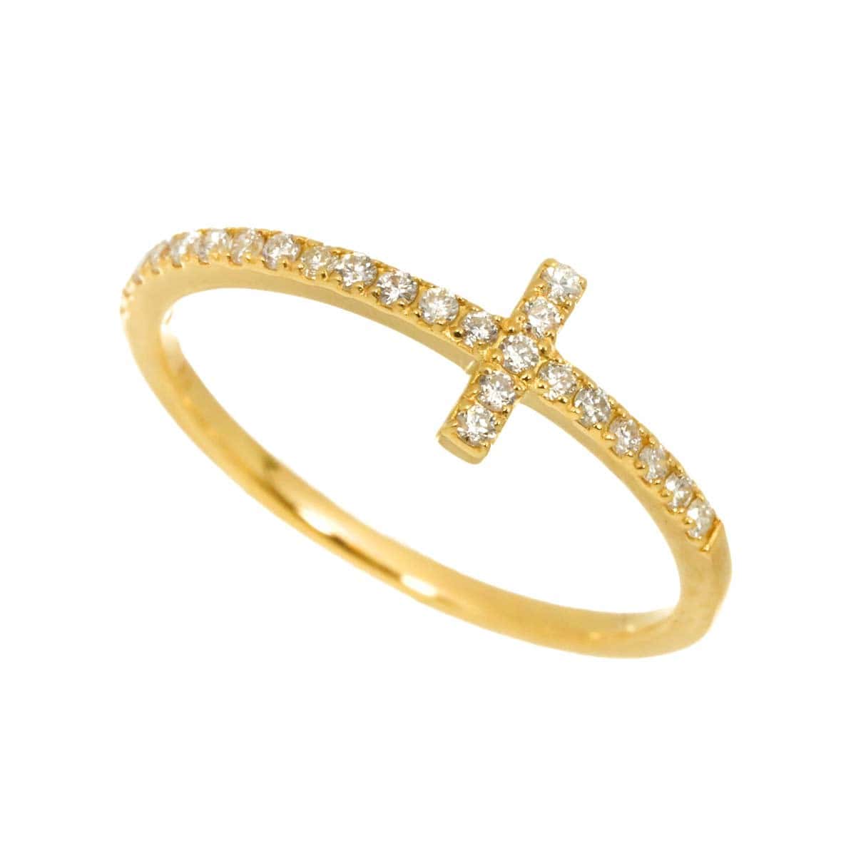 Unbranded Diamond 0.18ct Ring 18K YG Yellow Gold 750 6.25-6.5(US) 90307001