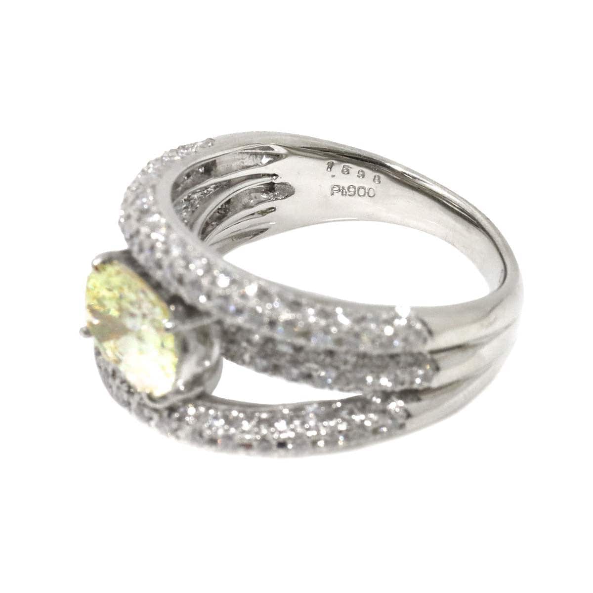 Unbranded Diamond 1.598ct M/SI2 1.43ct Ring Pt Platinum size6.75(US) 90312265