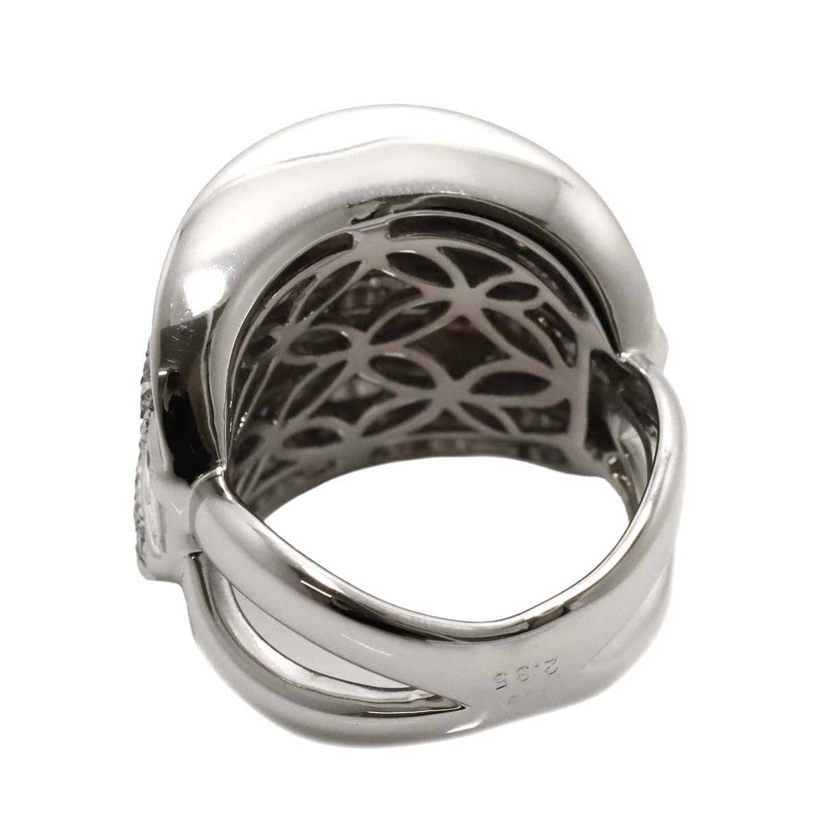 Unbranded Diamond 2.35ct Ring 18K K18 WG White Gold size6.25-6.5(US) 90304564