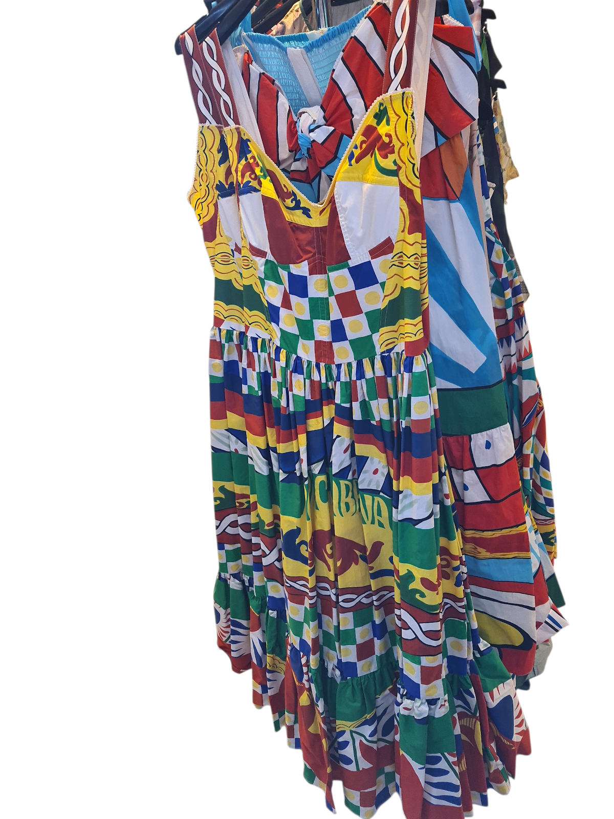 Dolce & Gabbana Dress Multicolour Carretto Print DG4046B