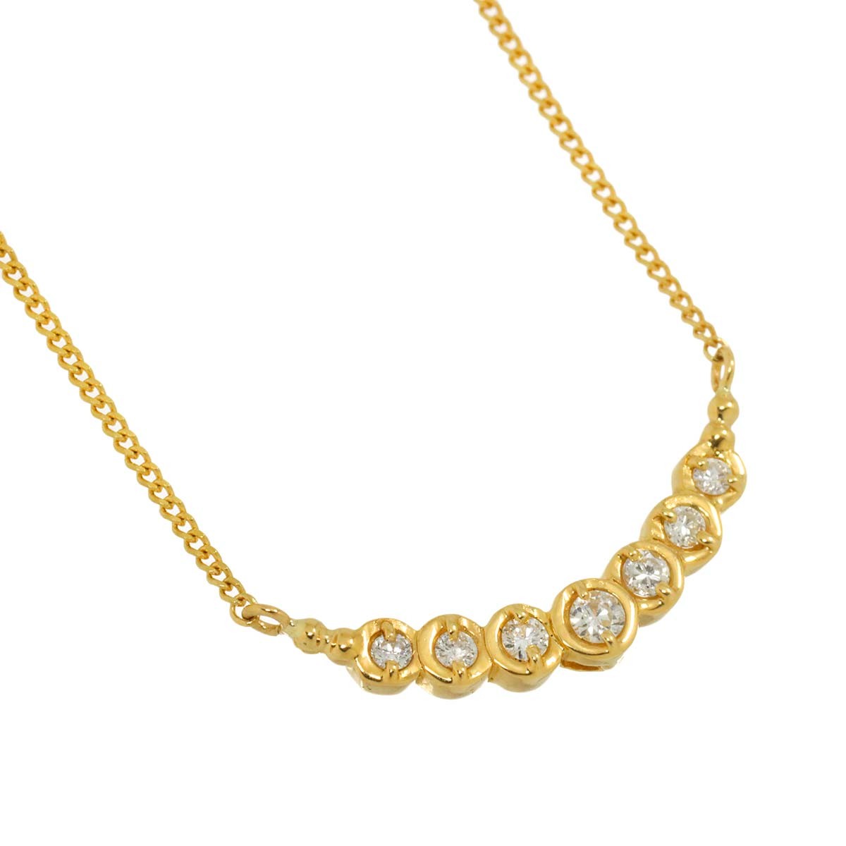 UNOAERRE UNOAERRE Diamond 0.15ct Necklace 18K YG 750 90291358
