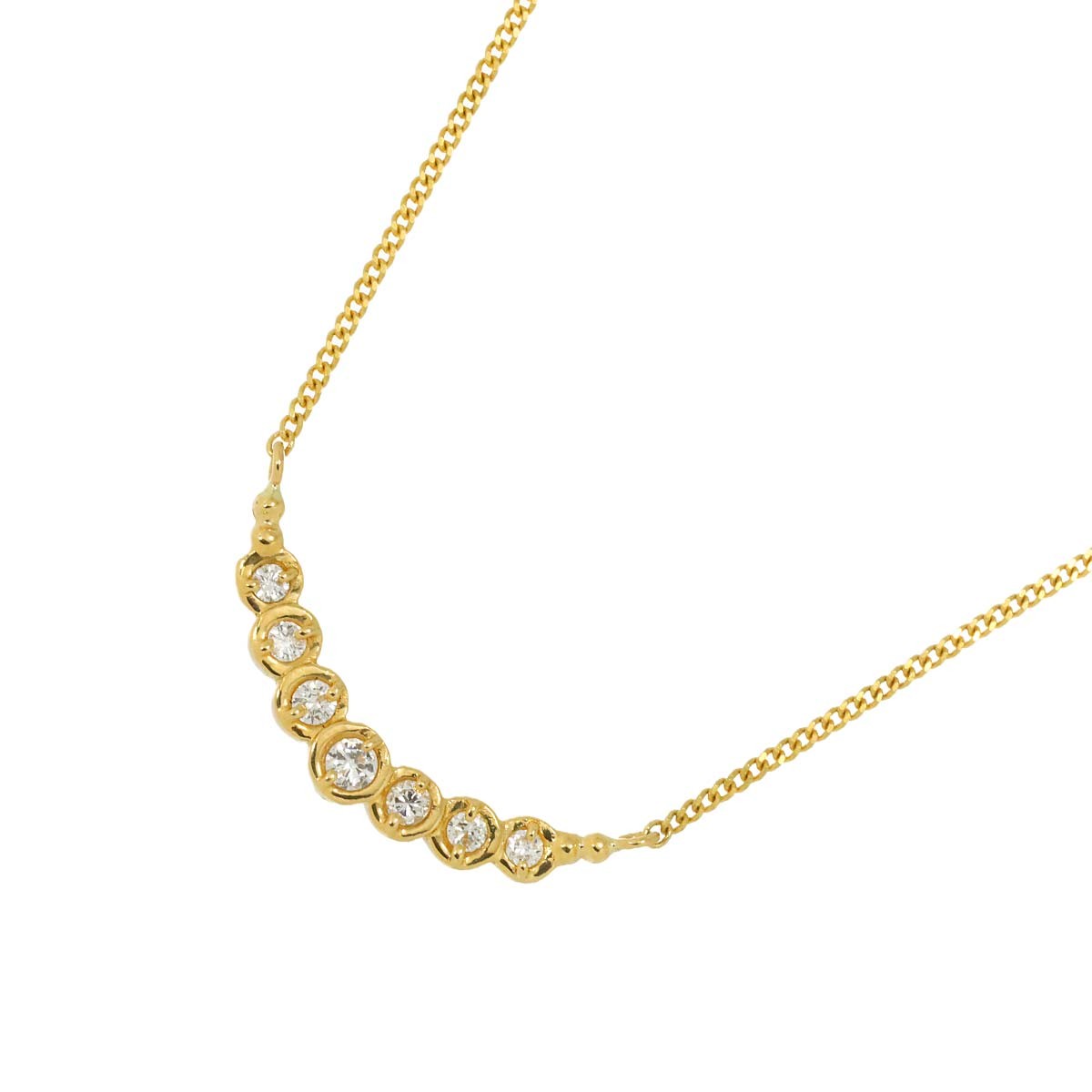 UNOAERRE UNOAERRE Diamond 0.15ct Necklace 18K YG 750 90291358