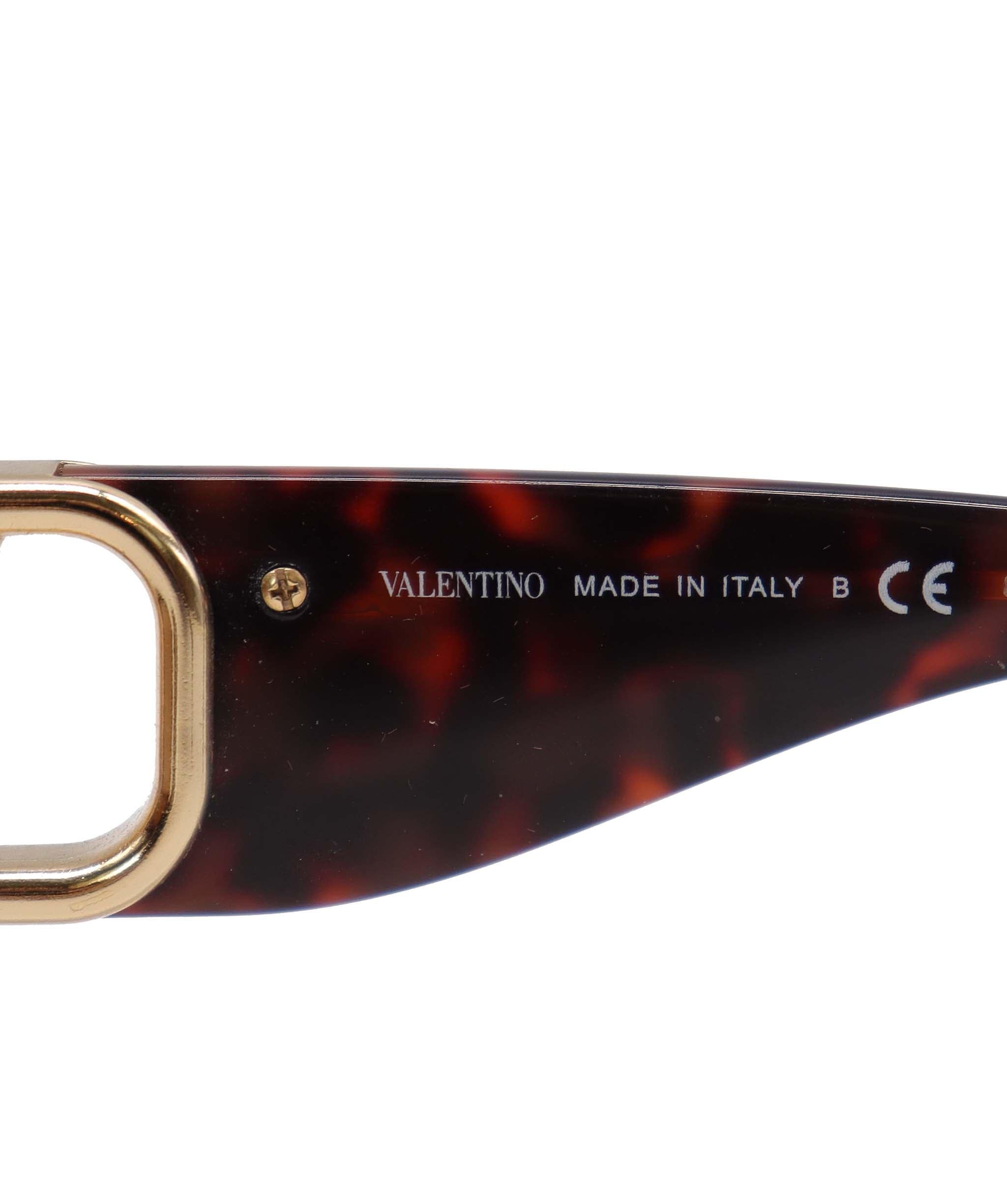 Valentino Valentino Brown Tortoiseshell Sunglasses With Case AGC2880