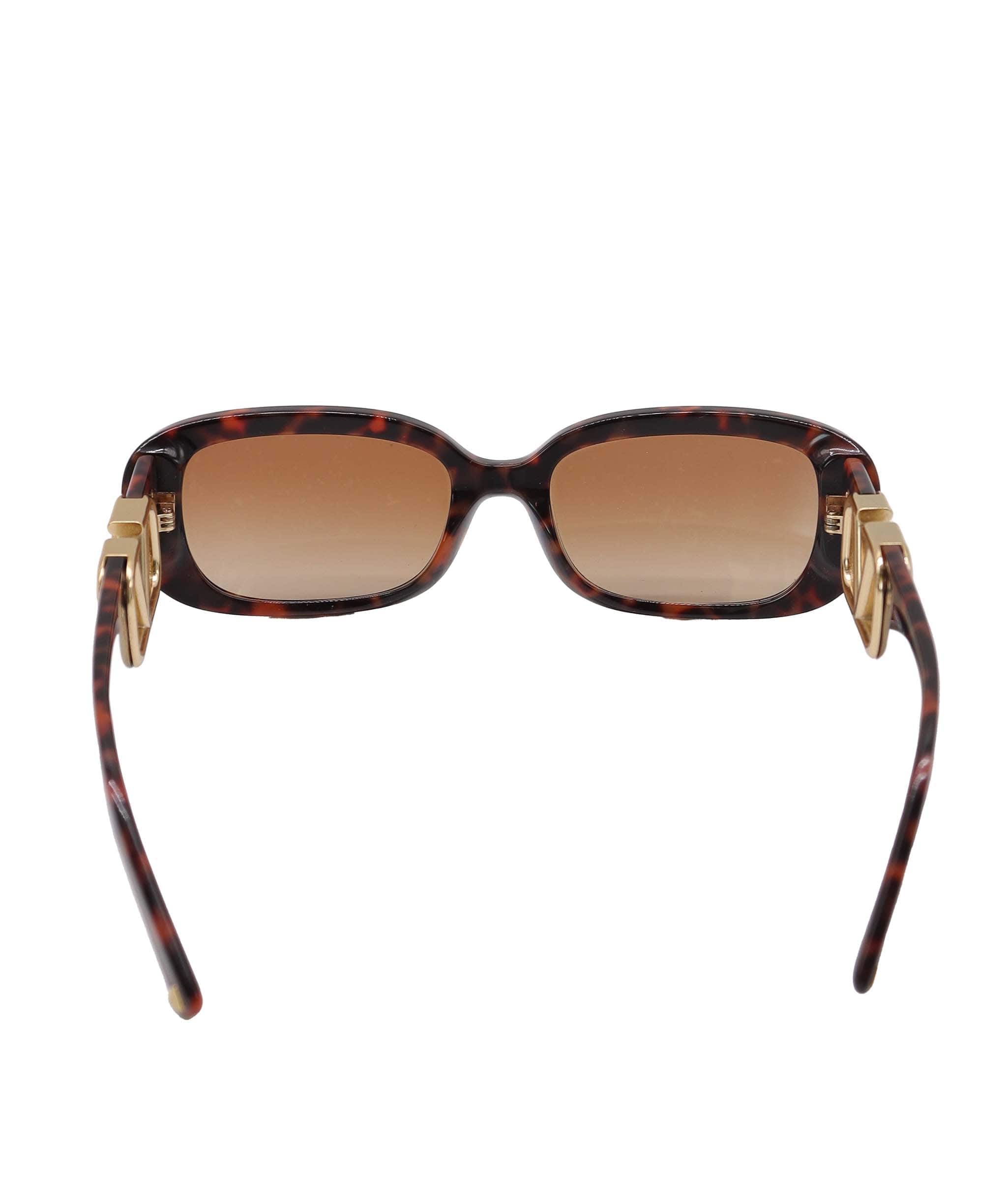 Valentino Valentino Brown Tortoiseshell Sunglasses With Case AGC2880