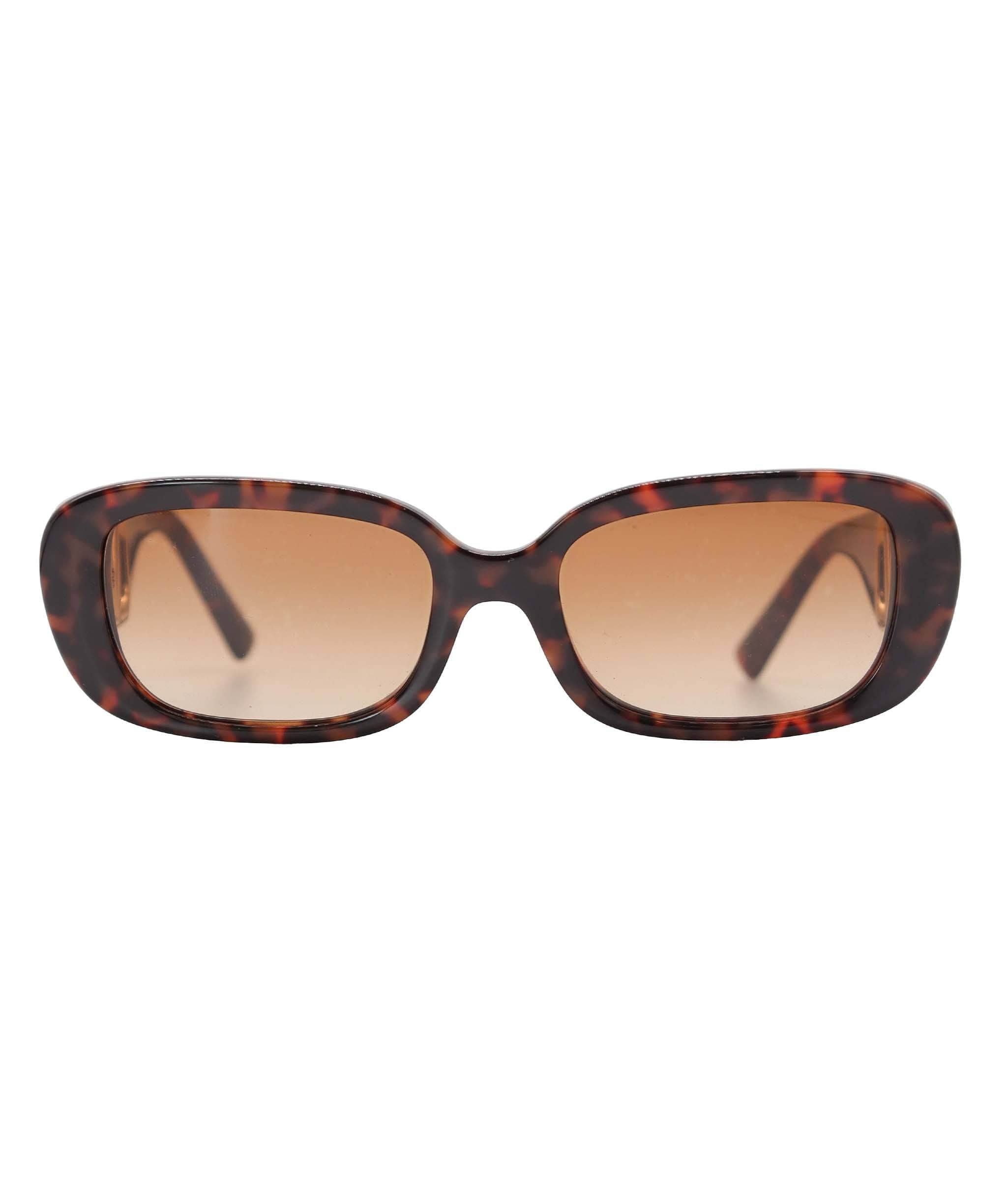 Valentino Valentino Brown Tortoiseshell Sunglasses With Case AGC2880
