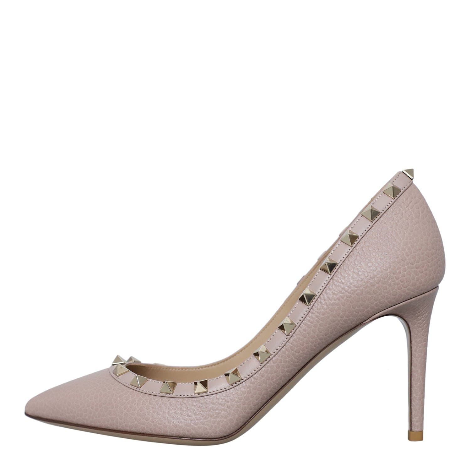Valentino Valentino Rockstud Grained Leather Pumps