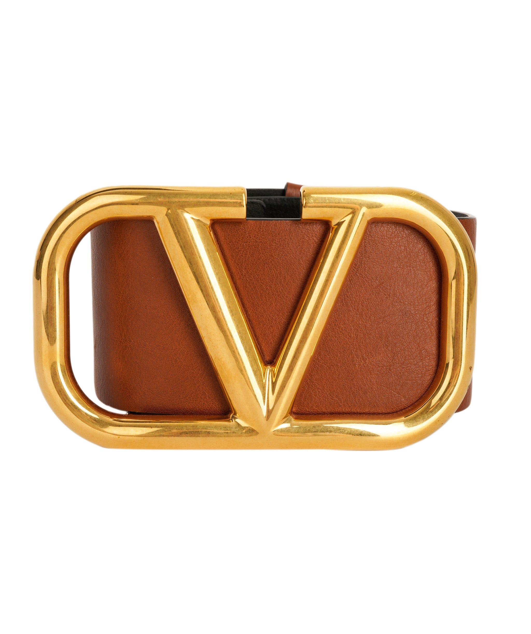 Valentino Valentino Brown Buckle Belt  ALC2734